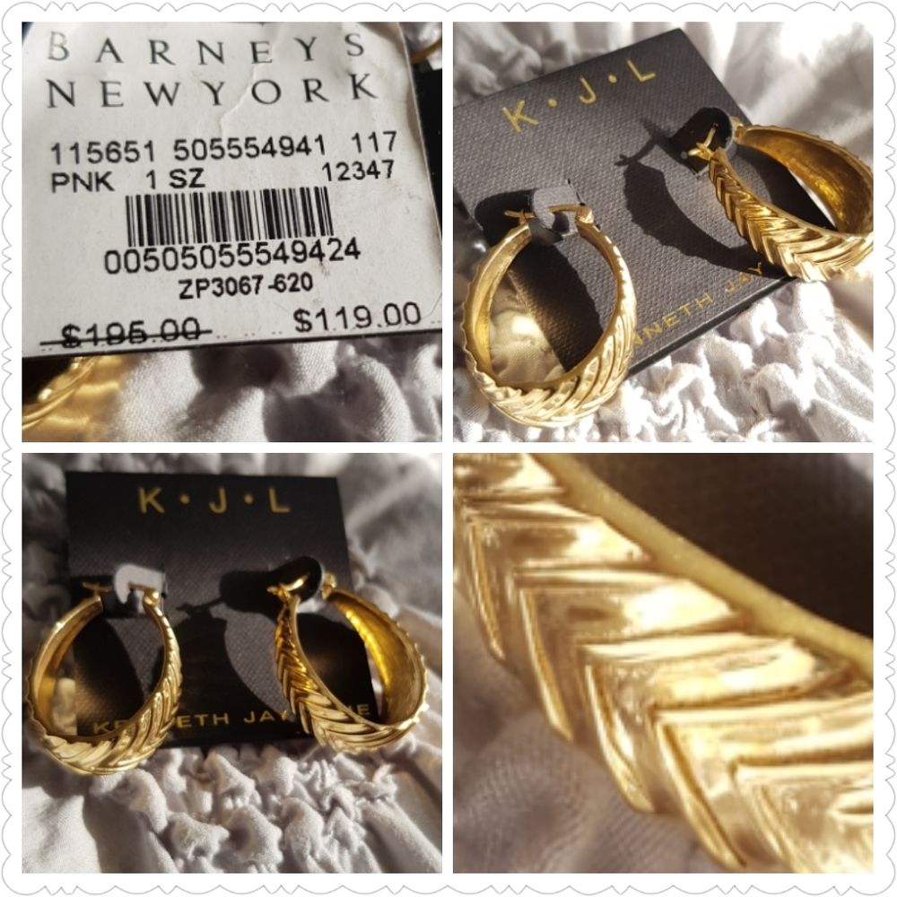 ❌SOLD OUT❌ Kenneth Jay Lane 18K Gold Earrings ♥️